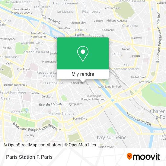 Paris Station F plan