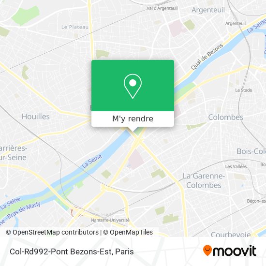 Col-Rd992-Pont Bezons-Est plan