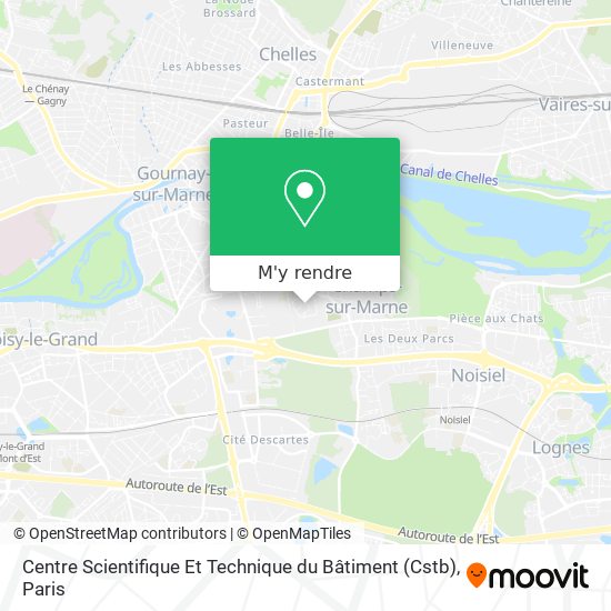 Centre Scientifique Et Technique du Bâtiment (Cstb) plan