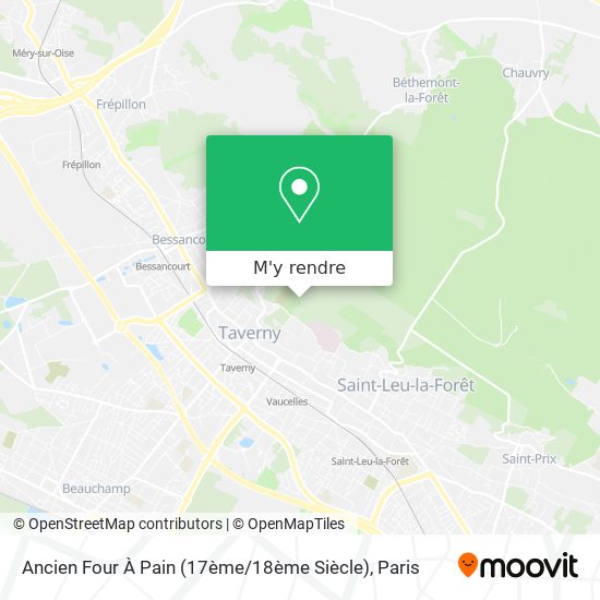 Ancien Four À Pain (17ème / 18ème Siècle) plan