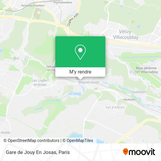 Gare de Jouy En Josas plan