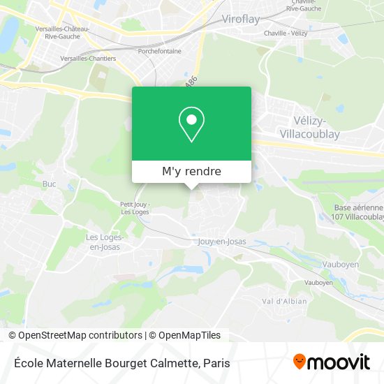 École Maternelle Bourget Calmette plan