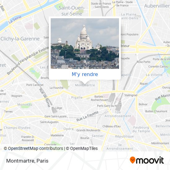Montmartre plan