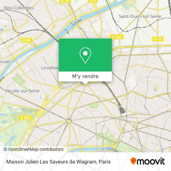 Maison Julien Les Saveurs de Wagram plan