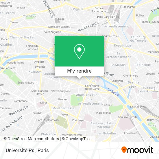 Université Psl plan