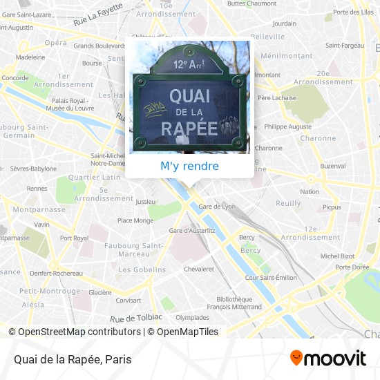 Quai de la Rapée plan