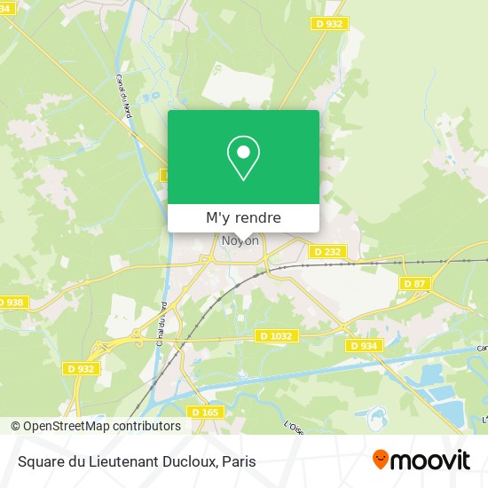 Square du Lieutenant Ducloux plan