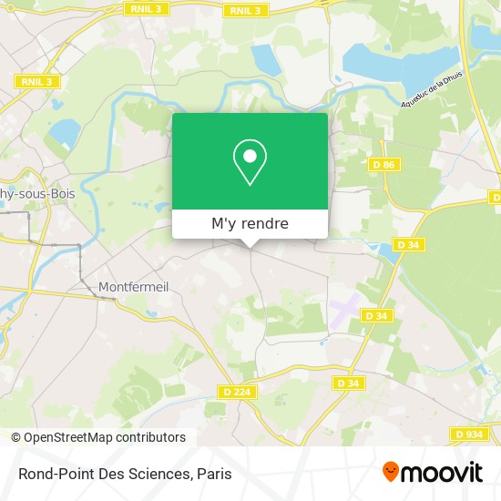 Rond-Point Des Sciences plan