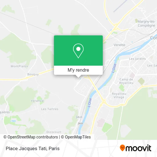 Place Jacques Tati plan