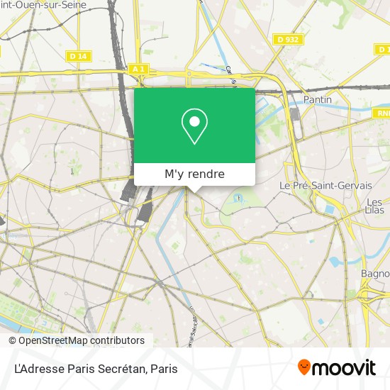 L'Adresse Paris Secrétan plan