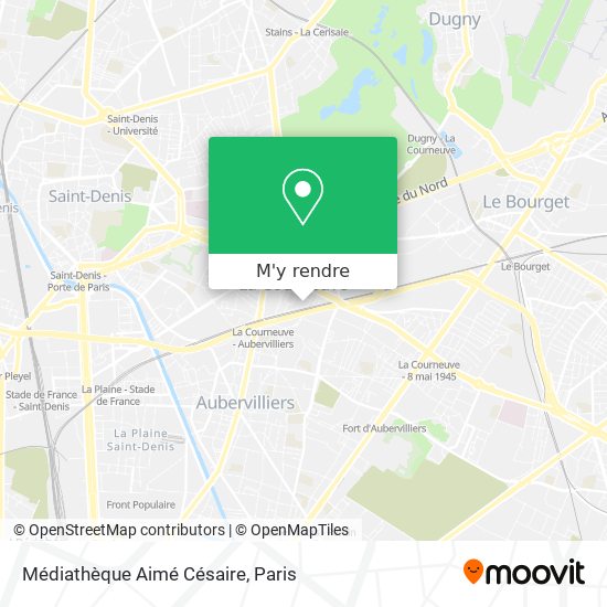 Médiathèque Aimé Césaire plan