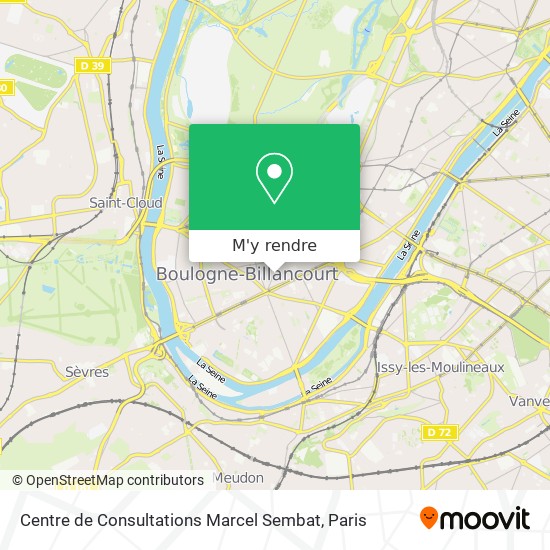 Centre de Consultations Marcel Sembat plan