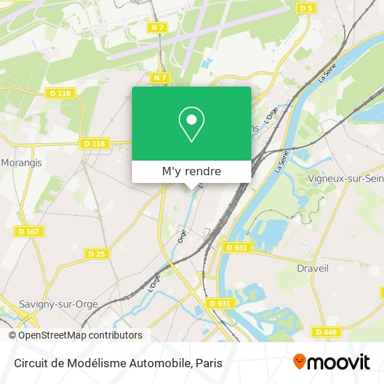 Circuit de Modélisme Automobile plan