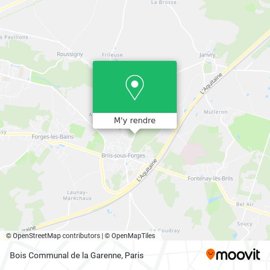 Bois Communal de la Garenne plan