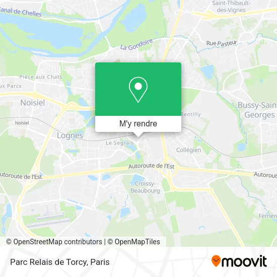 Parc Relais de Torcy plan
