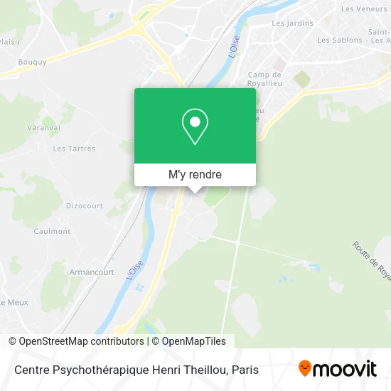 Centre Psychothérapique Henri Theillou plan