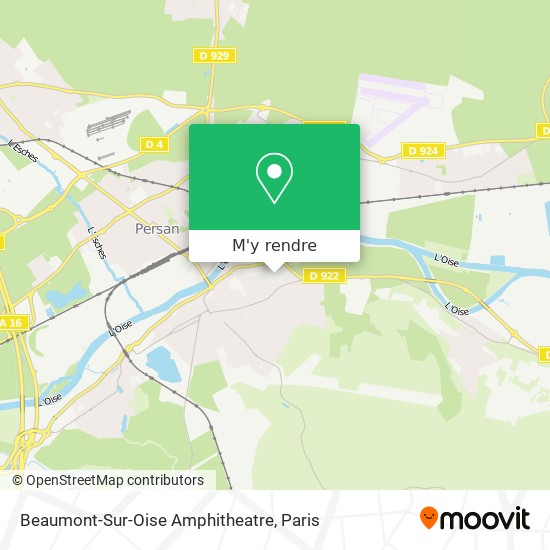 Beaumont-Sur-Oise Amphitheatre plan