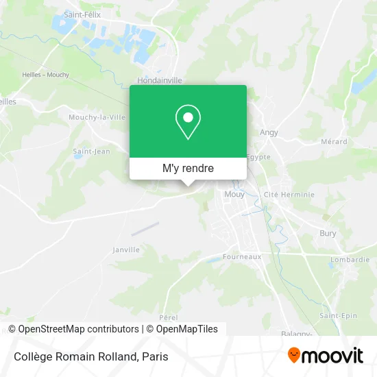 Collège Romain Rolland plan