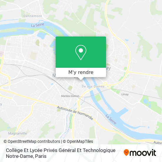 Collège Et Lycée Privés Général Et Technologique Notre-Dame plan