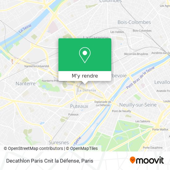 Decathlon Paris Cnit la Défense plan