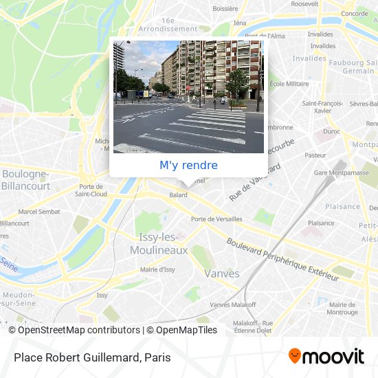 Place Robert Guillemard plan