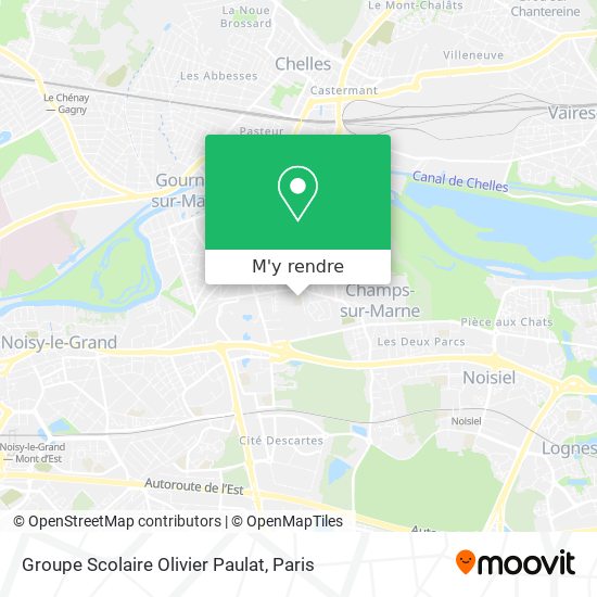 Groupe Scolaire Olivier Paulat plan