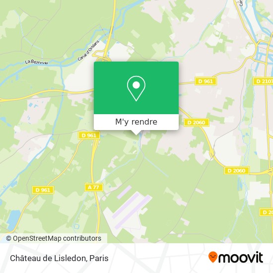 Château de Lisledon plan