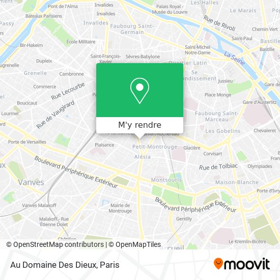 Au Domaine Des Dieux plan