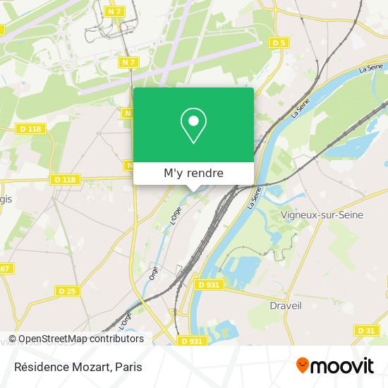 Résidence Mozart plan