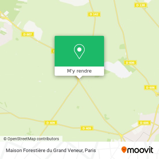 Maison Forestière du Grand Veneur plan
