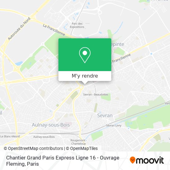 Chantier Grand Paris Express Ligne 16 - Ouvrage Fleming plan