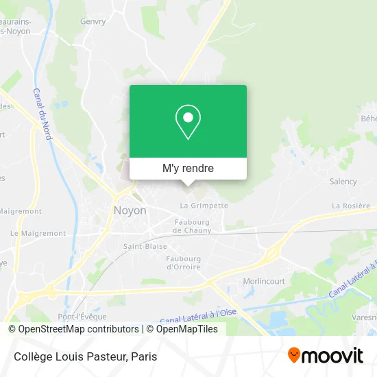 Collège Louis Pasteur plan