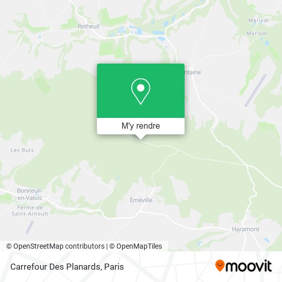 Carrefour Des Planards plan