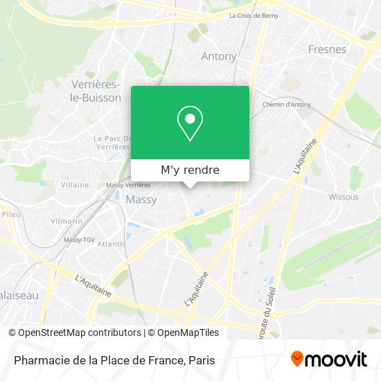 Pharmacie de la Place de France plan