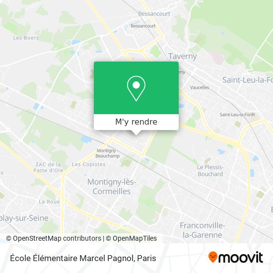 École Élémentaire Marcel Pagnol plan