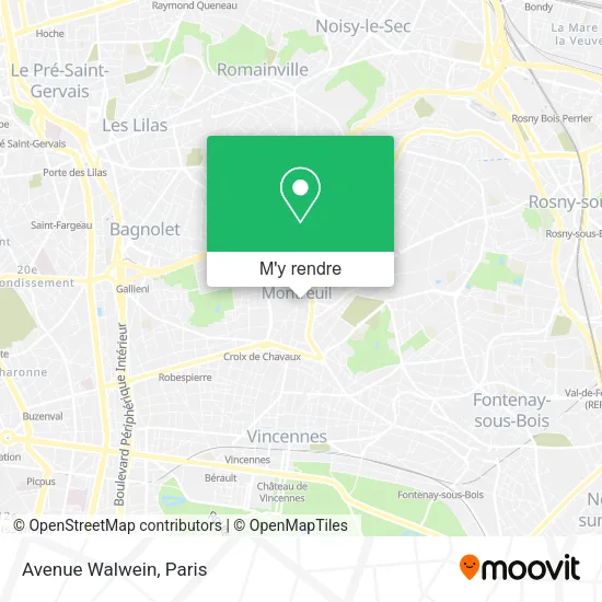 Avenue Walwein plan