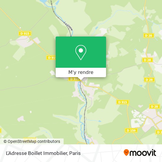 L'Adresse Boillet Immobilier plan