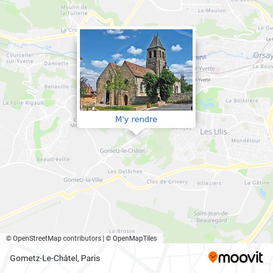 Gometz-Le-Châtel plan