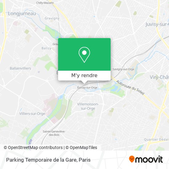 Parking Temporaire de la Gare plan