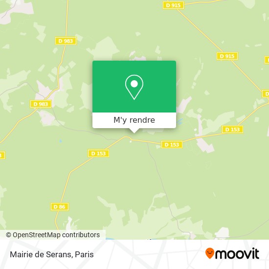 Mairie de Serans plan