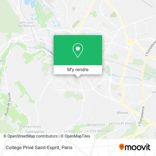 Collège Privé Saint-Esprit plan