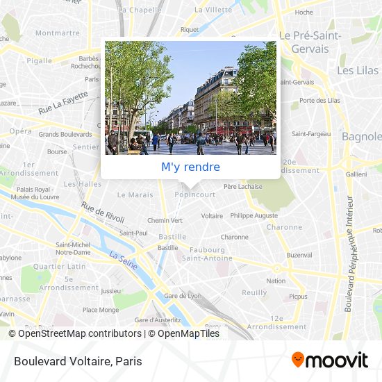 Boulevard Voltaire plan