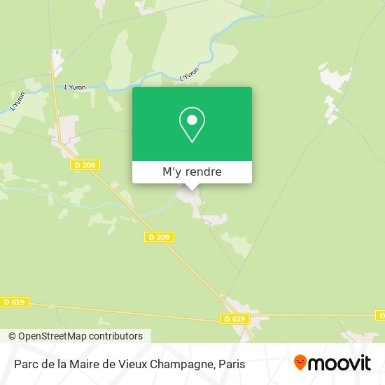 Parc de la Maire de Vieux Champagne plan