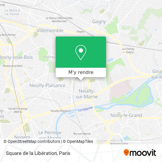 Square de la Libération plan