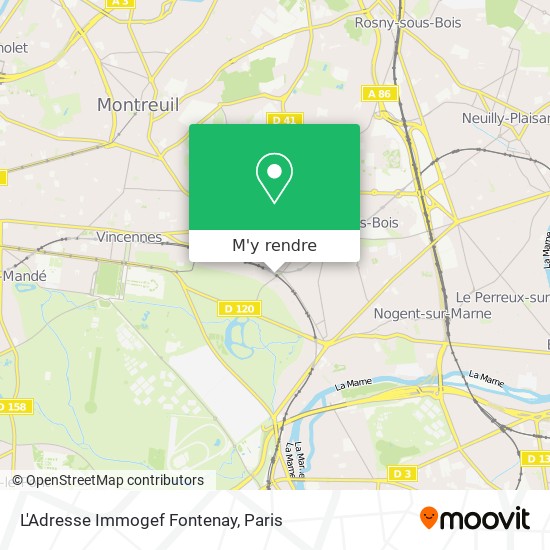 L'Adresse Immogef Fontenay plan