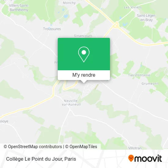 Collège Le Point du Jour plan