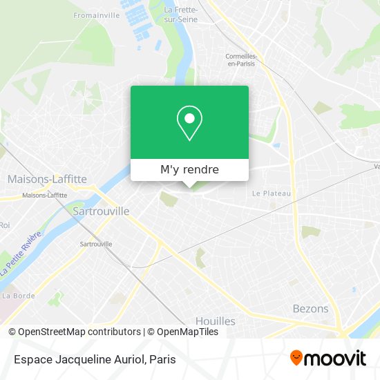 Espace Jacqueline Auriol plan