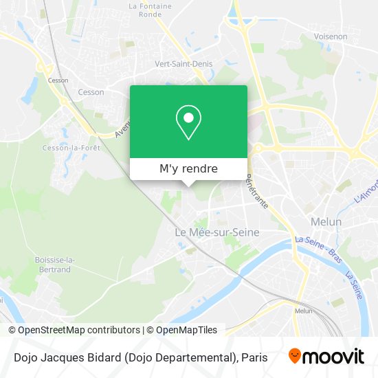 Dojo Jacques Bidard (Dojo Departemental) plan