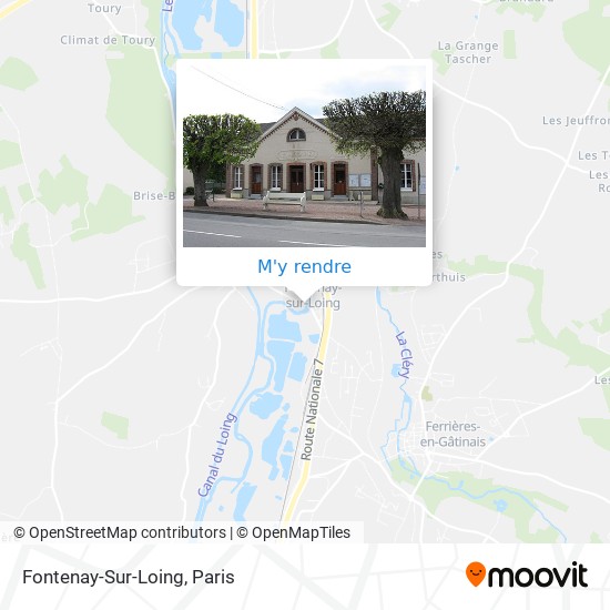 Fontenay-Sur-Loing plan
