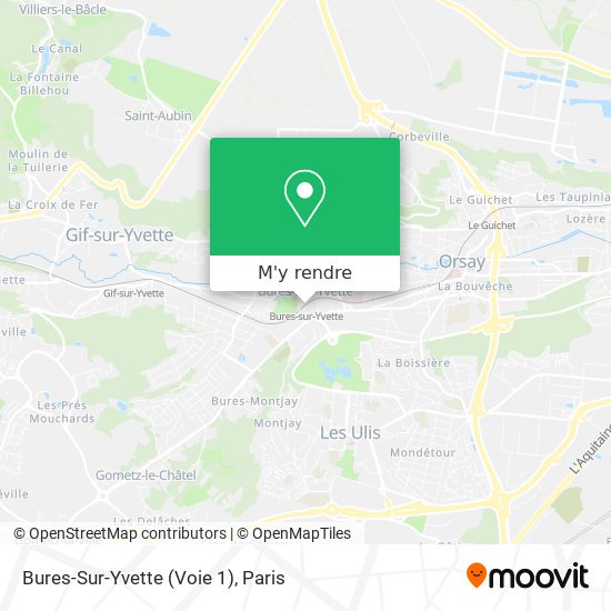 Bures-Sur-Yvette (Voie 1) plan